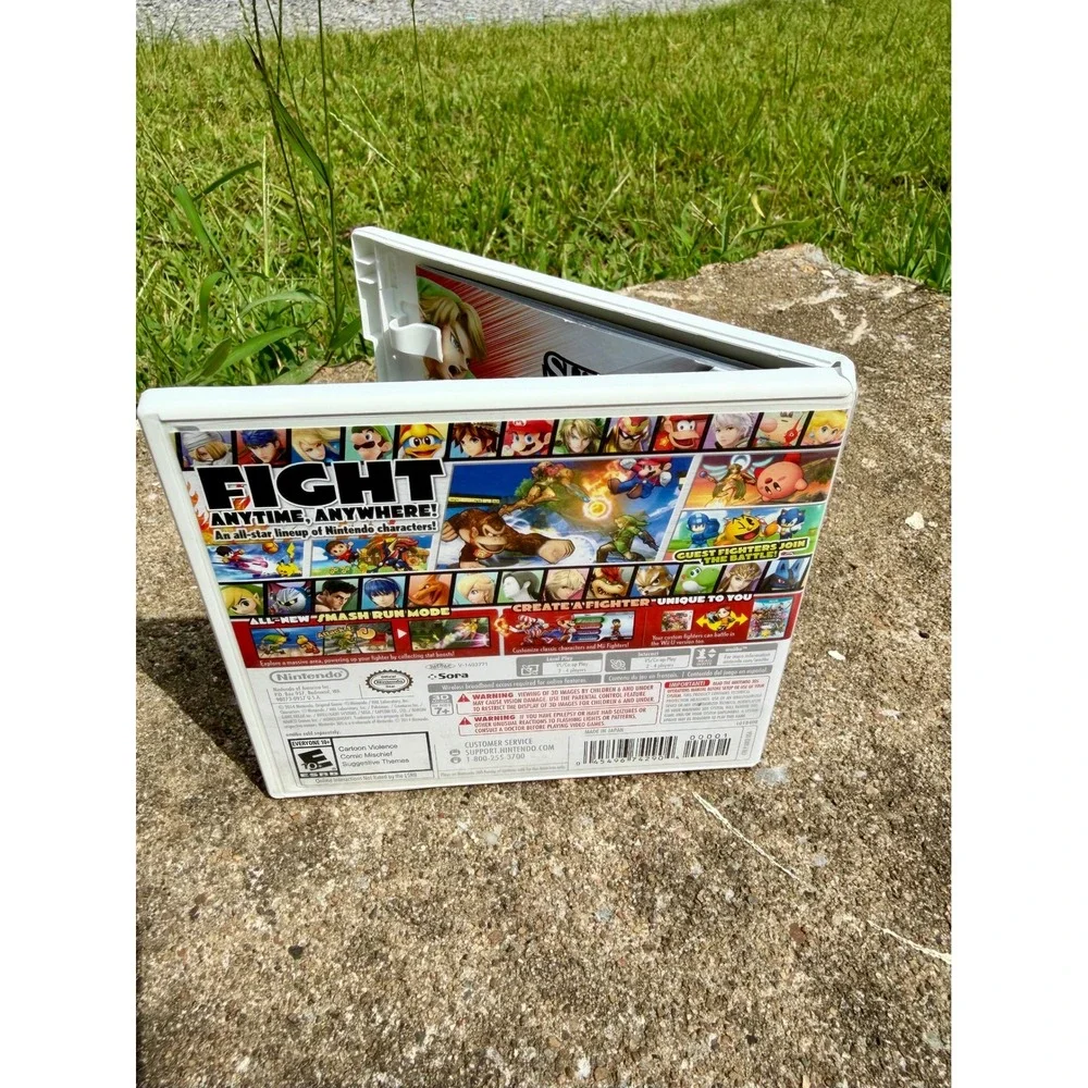 Super Smash Bros Nintendo 3DS Game CIB Fighting Mario Link Pikachu -Tested